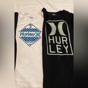 2 Hurley t shirts